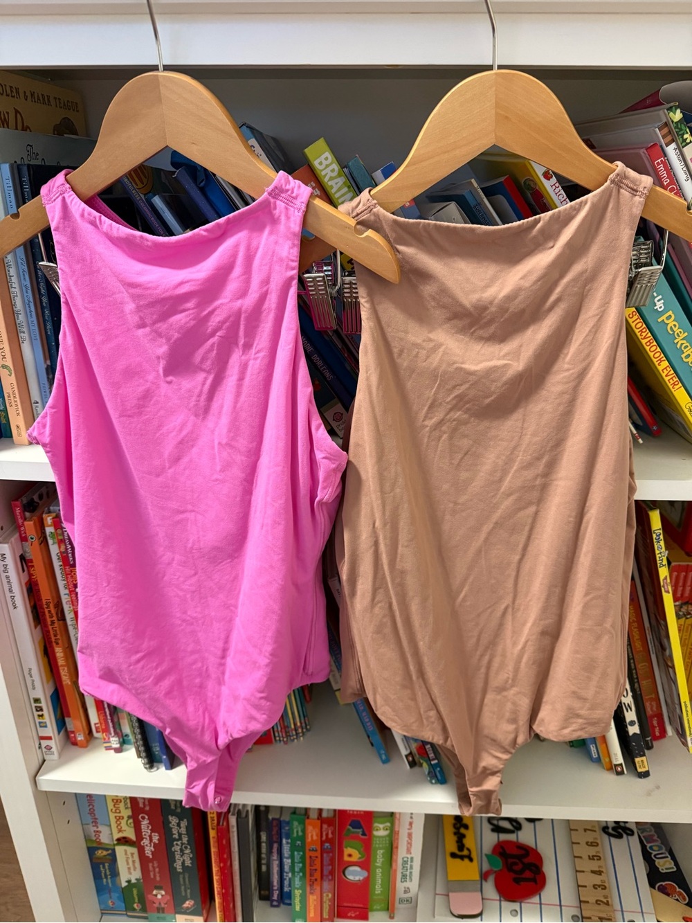 SKIMS bodysuit bundle- Neon Orchid & Rose Clay